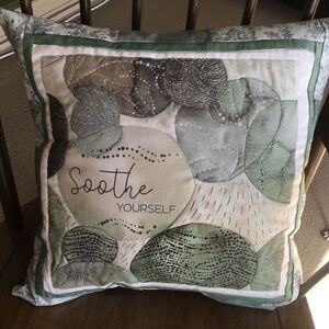 CLOSEOUT SALE $10. NWT Hand Crafted, Quilted Decorative Pillow